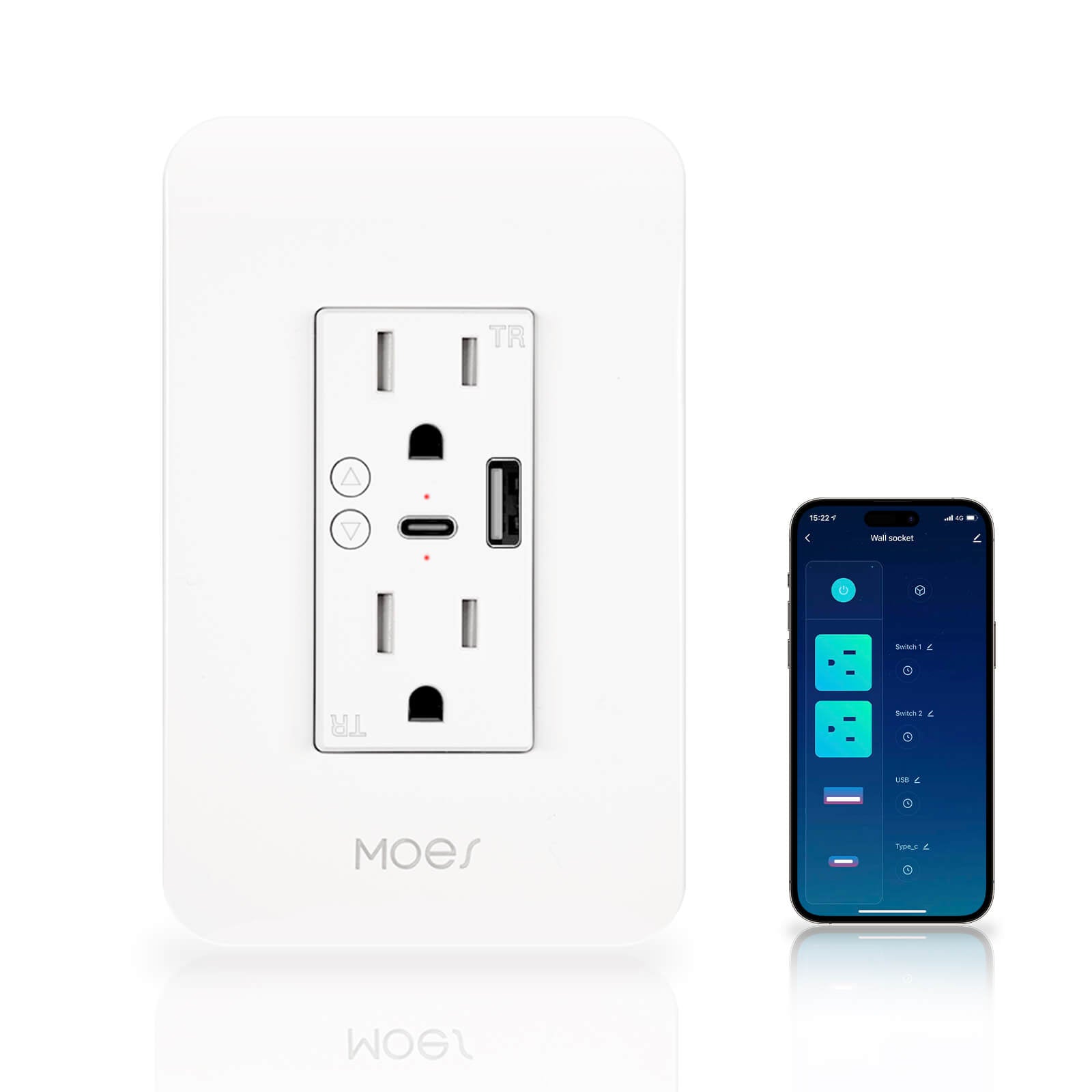 USB Smart Socket 65W TK-SR-EU-65